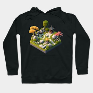 Isometric Zen Garden Hoodie